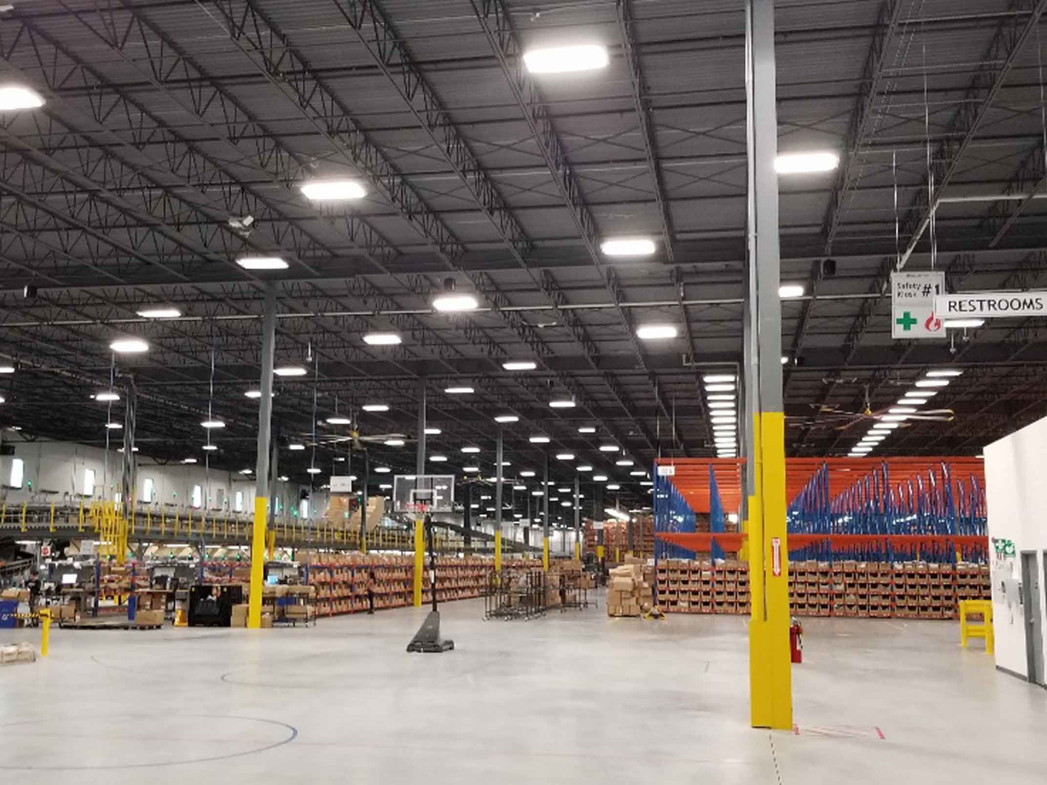 Lululemon Distribution Centre Electrical Project Done by Phazer Electric